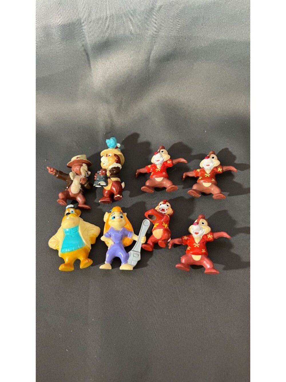 Chip N’ Dale Rescue Rangers Vintage Figurines Set Of 8